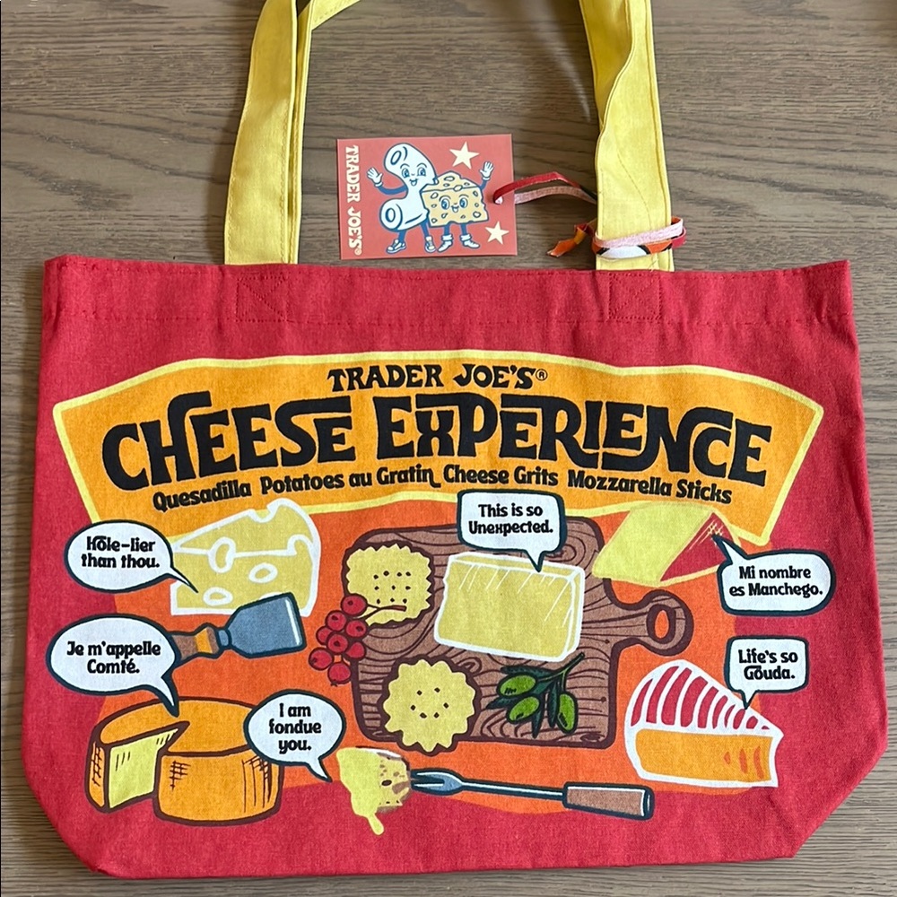 Trader Joe's Cheese Experience Tote Bag